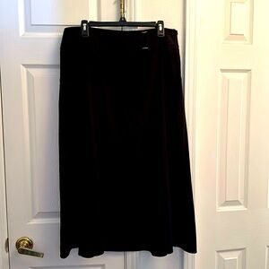 Women’s M Collection Black Maxi Skirt Size 12